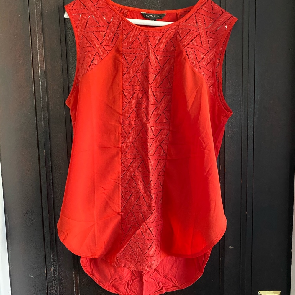 Banana Republic Red Blouse